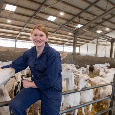 Afbeelding: In gesprek met Ingrid Swinkels-Bouw geitenspecialist bij Voergroep Zuid